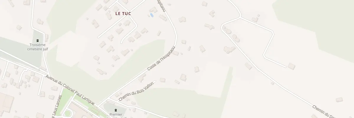 Plan du 270 Cote de l’Hospitaou à Peyrehorade