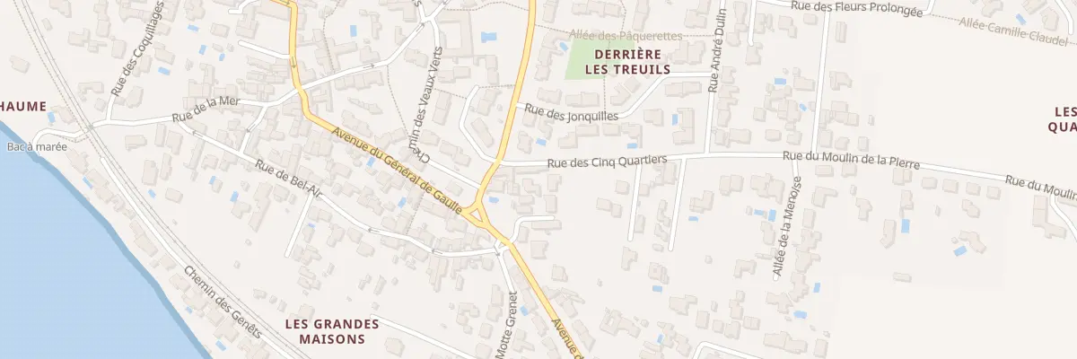 Plan du 4 Rue des Cinq Quartiers à Angoulins