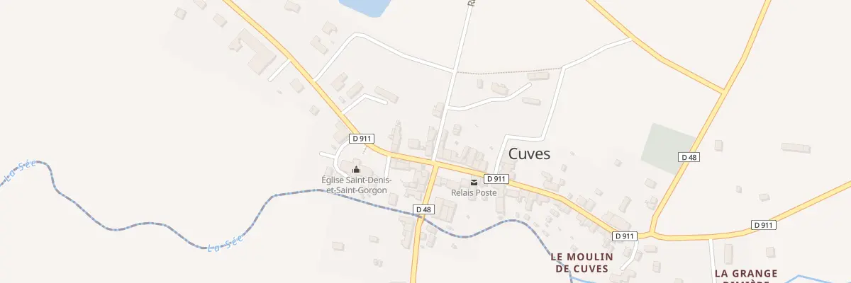Plan du 47 Le Bourg à Cuves