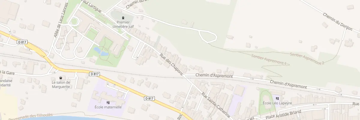 Plan du 30 Rue des Chapons à Peyrehorade