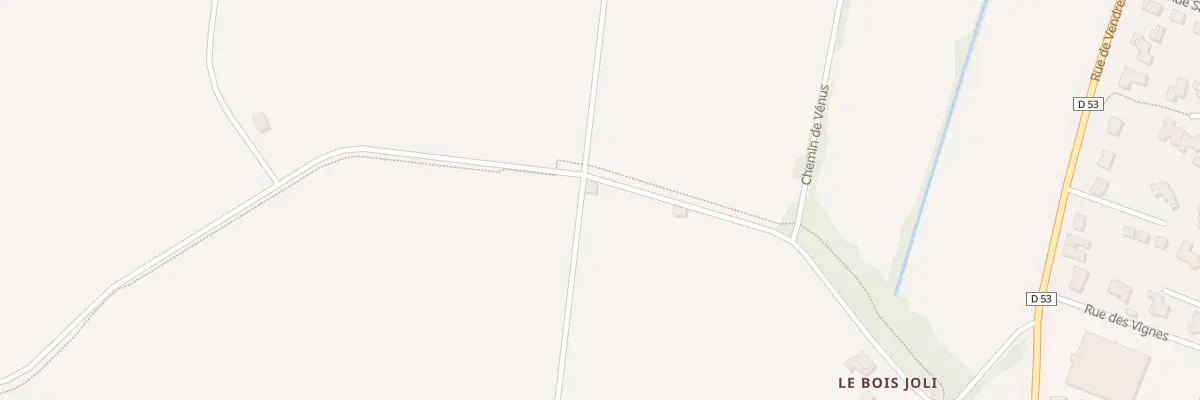 Plan du 5338 La Tricherie à Mesnard-la-Barotière