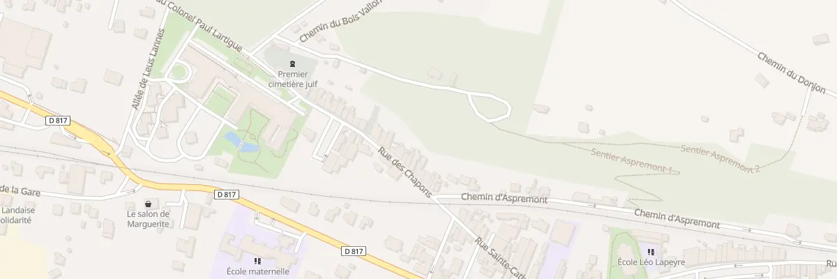 Plan du 54 Rue des Chapons à Peyrehorade