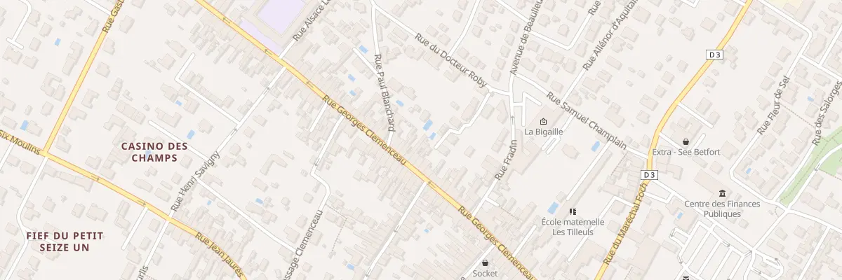 Plan du 118 Rue Georges Clémenceau à Marennes-Hiers-Brouage