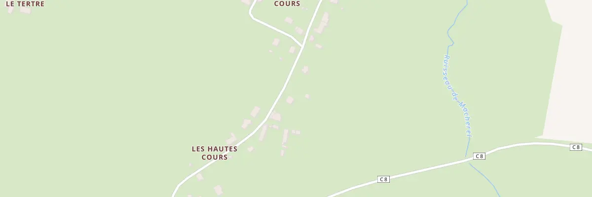 Plan du 616 Les Hautes Cours à Louvigné-du-Désert