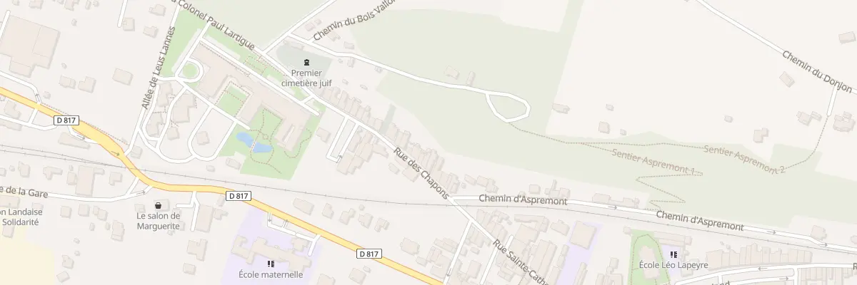 Plan du 60 Rue des Chapons à Peyrehorade