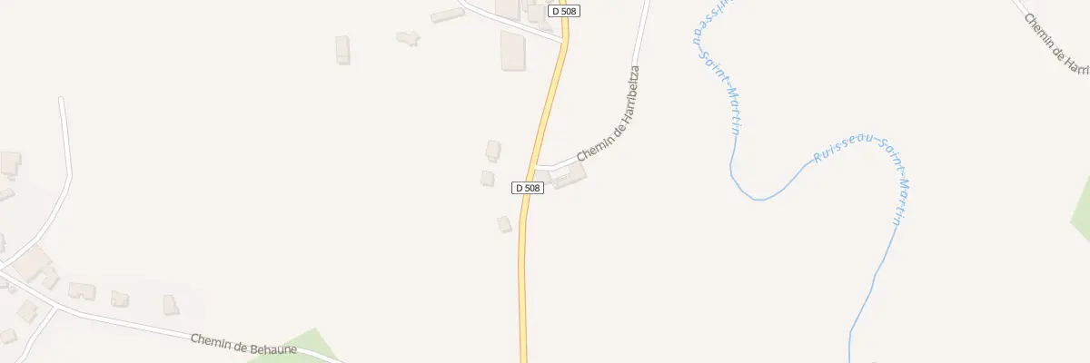Plan du 5080 Behaune Nord à Lantabat