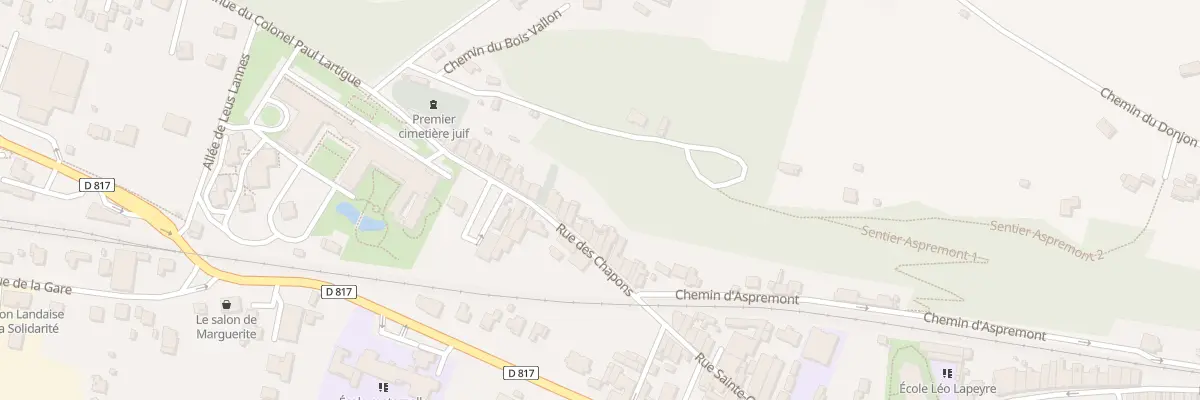 Plan du 68 Rue des Chapons à Peyrehorade