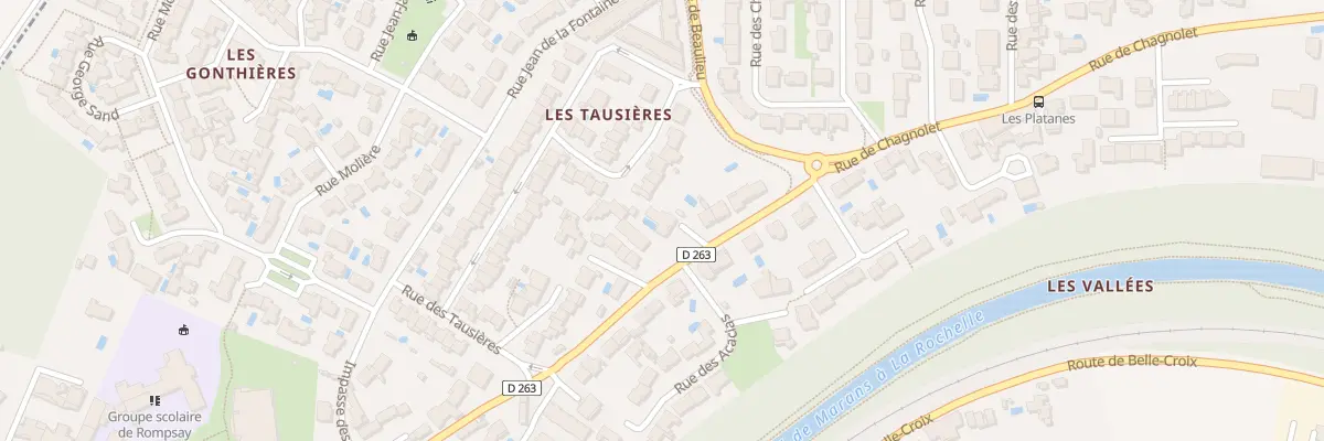 Plan du 43 Rue de Chagnolet à Périgny