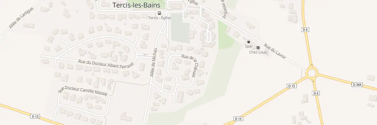 Plan du 9 Rue de la Chenaie à Tercis-les-Bains