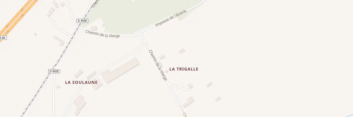 Plan du 263 Che de la Vierge à Montbray