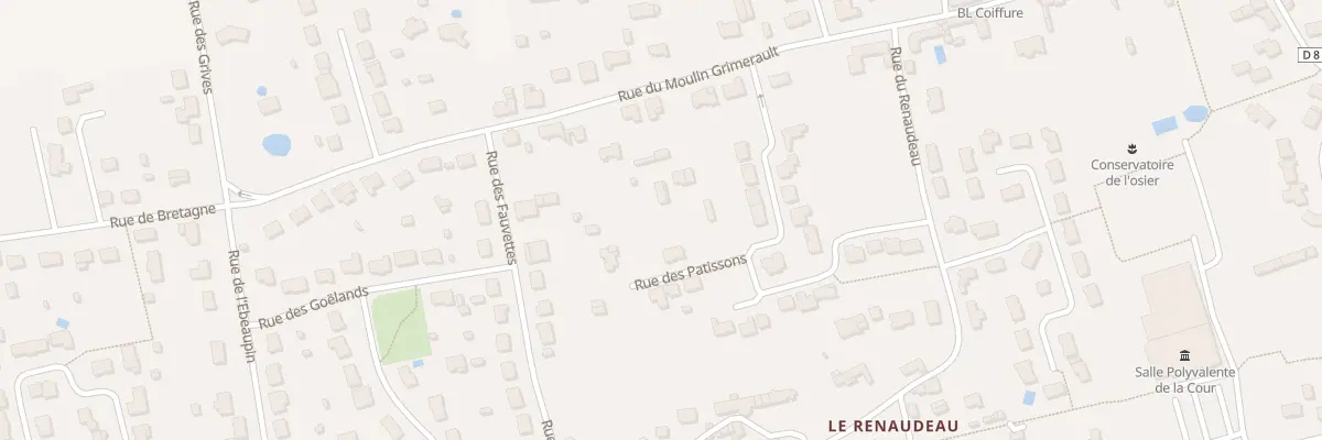 Plan du 54 Rue des Patissons à Vair-sur-Loire