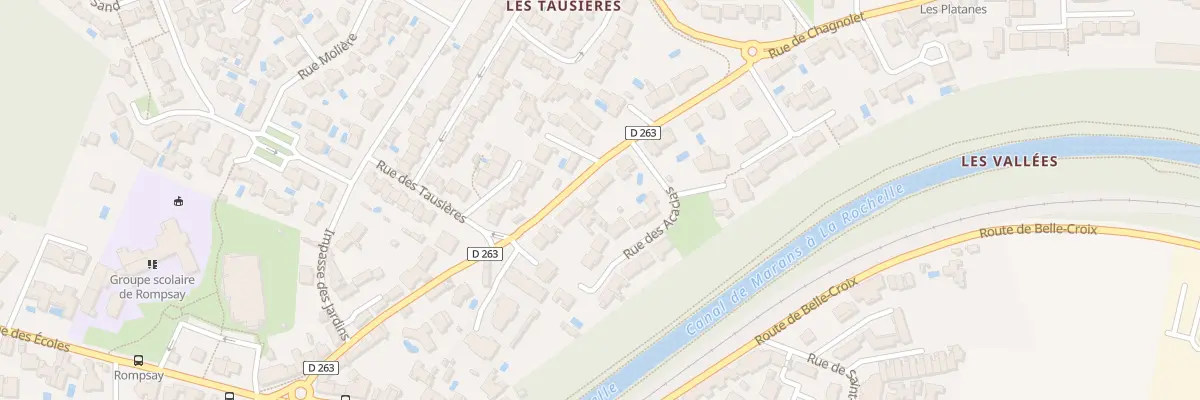 Plan du 34 Rue de Chagnolet à Périgny