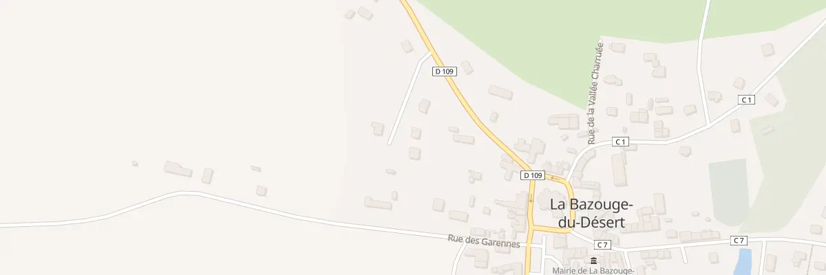 Plan du 2 Les Hautes Cours à La Bazouge-du-Désert