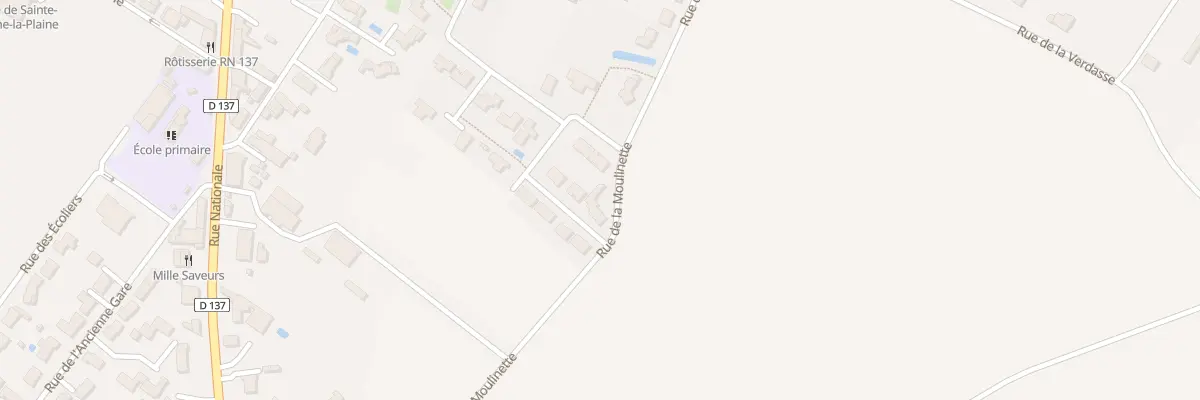 Plan du 2 All des Érables à Sainte-Gemme-la-Plaine