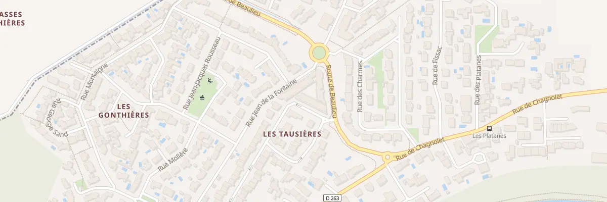 Plan du 2 Rue Jean de la Fontaine à Périgny
