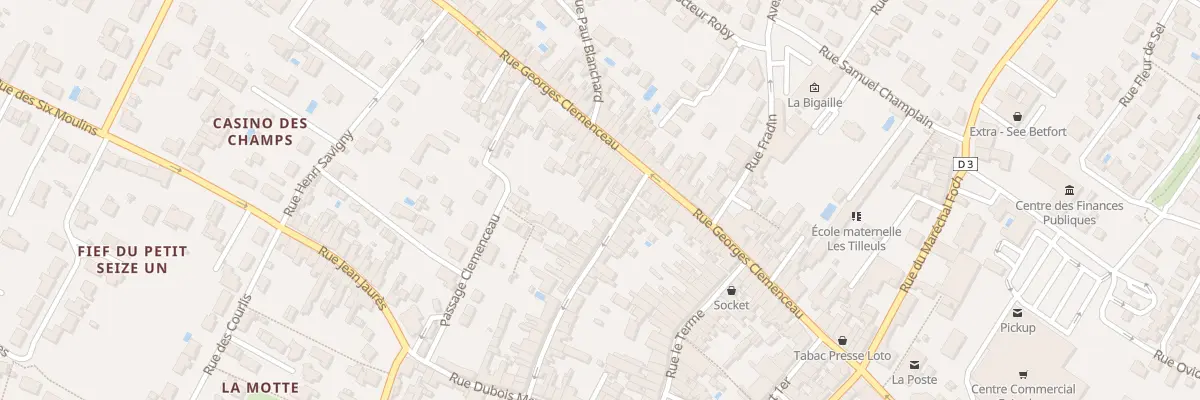 Plan du 113 Rue Georges Clémenceau à Marennes-Hiers-Brouage