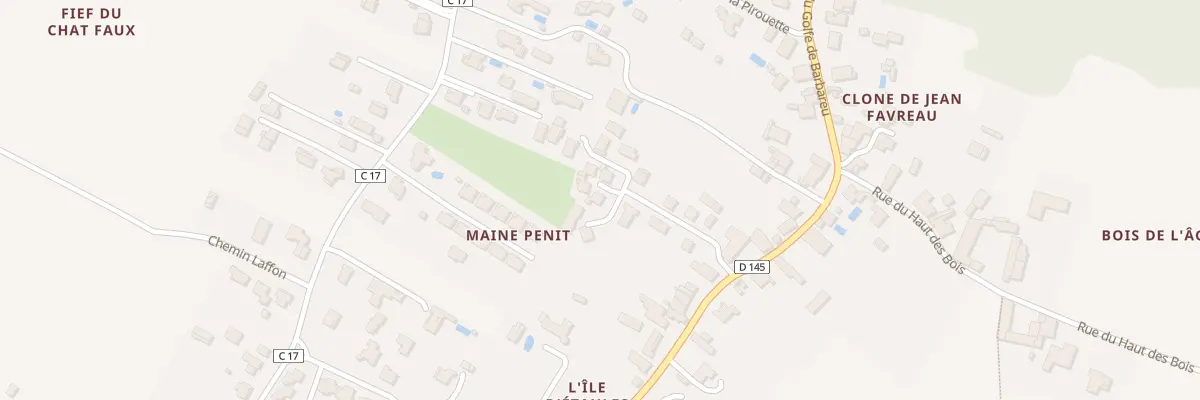 Plan du 36 Rue du Golfe de Barbareu à Étaules