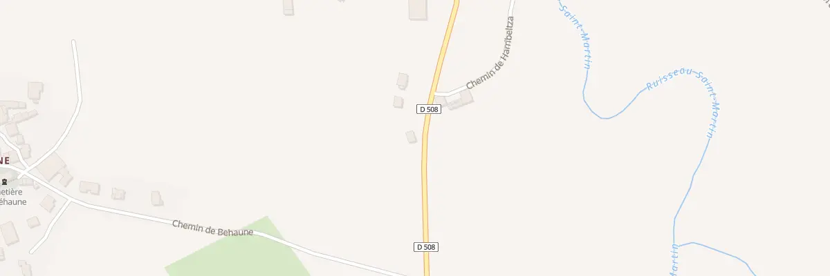 Plan du 5079 Behaune Nord à Lantabat
