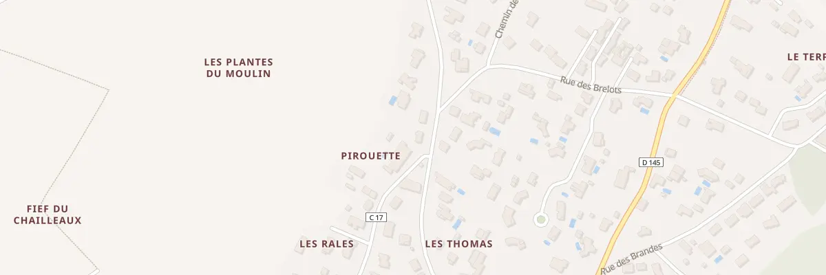 Plan du 23 Rue de la Pirouette à Étaules