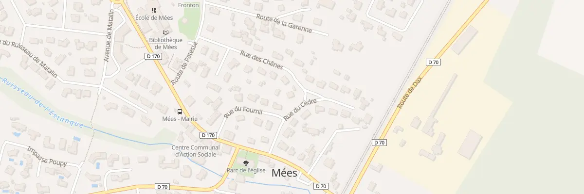 Plan du 87 Rue du Cèdre à Mées