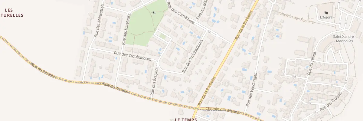 Plan du 25 Rue des Troubadours à Saint-Xandre