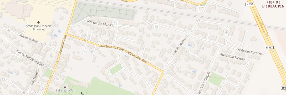 Plan du 27 Rue Évariste Poitevin à Aytré