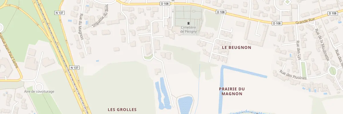 Plan du 7 Rue Saint Cybard à Périgny