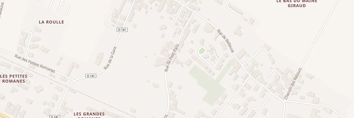 Plan du 44 Rue du Petit Paris à Arvert