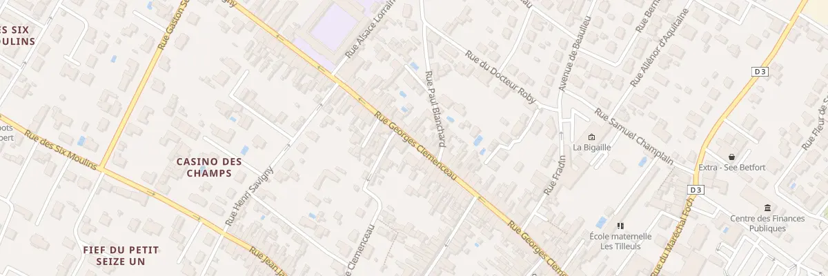Plan du 134 Rue Georges Clémenceau à Marennes-Hiers-Brouage