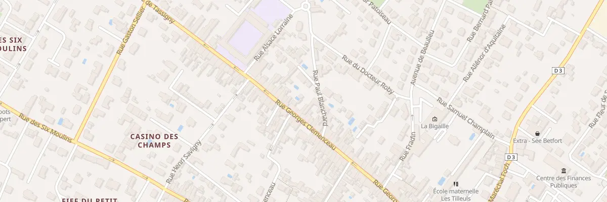 Plan du 138 Rue Georges Clémenceau à Marennes-Hiers-Brouage