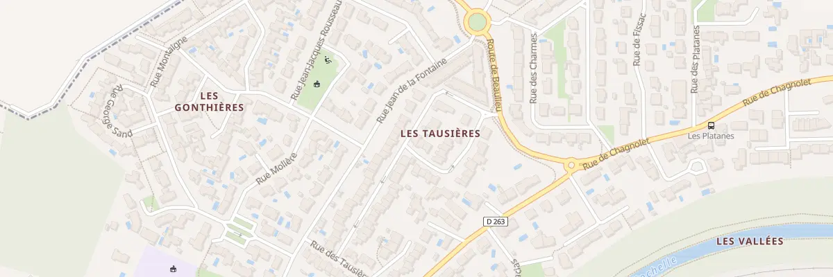 Plan du 69 Rue des Tausieres à Périgny