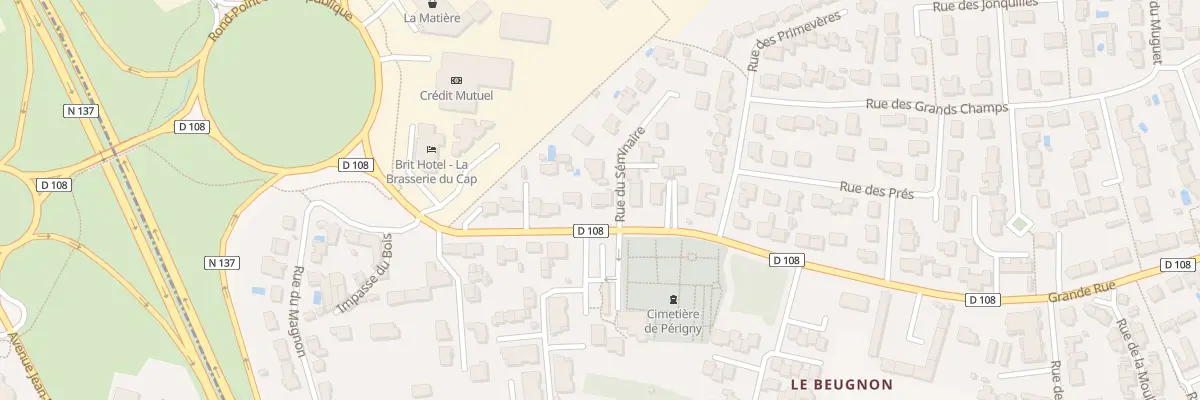 Plan du 98 Gr Grande Rue à Périgny