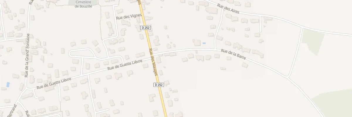 Plan du 4 Rue de la Barre à Orée d’Anjou