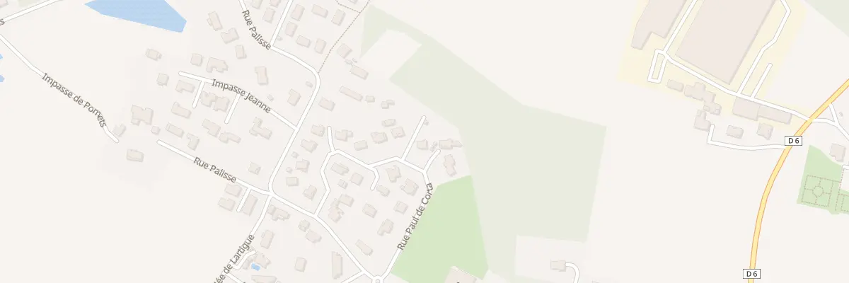 Plan du 6 Rue Paul Corta à Tercis-les-Bains