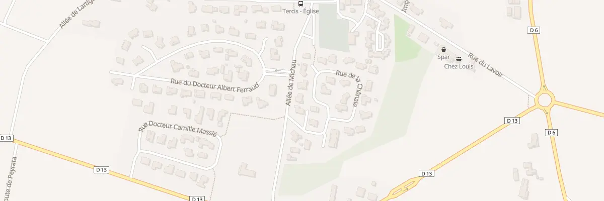 Plan du 36 Rue de la Chenaie à Tercis-les-Bains