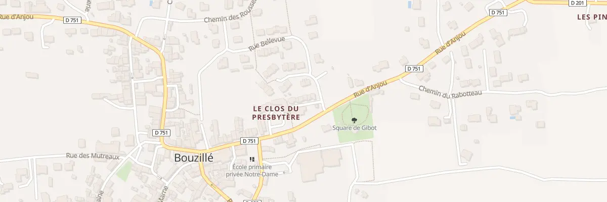 Plan du 2 Res du Clos à Beaupréau-en-Mauges