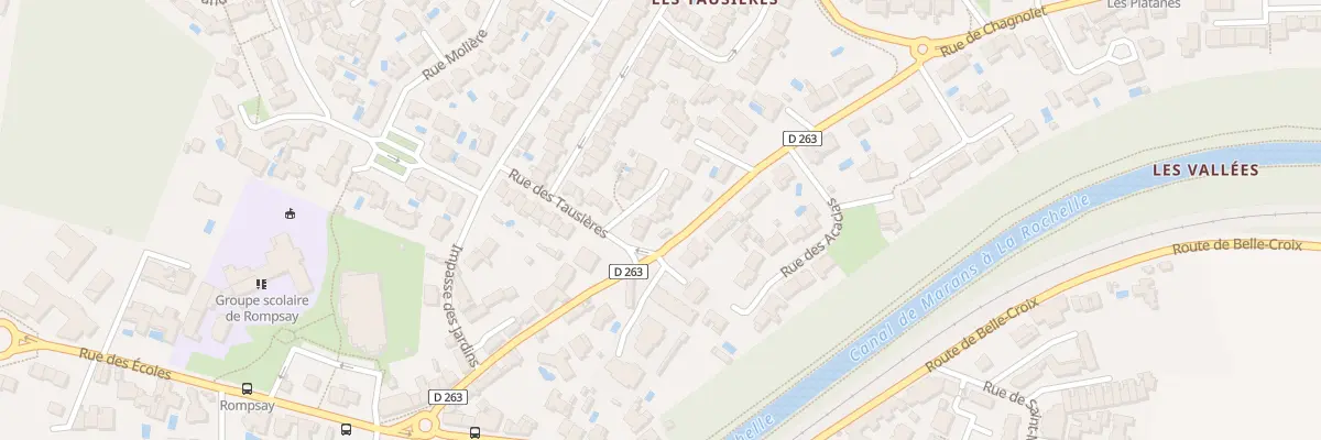 Plan du 6 Rue des Tausieres à Périgny