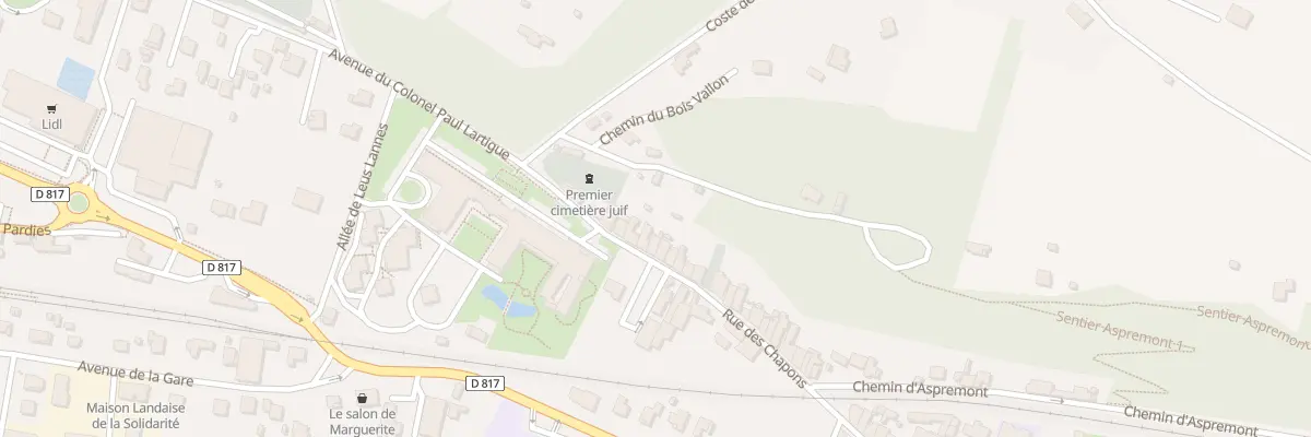 Plan du 178 Rue des Chapons à Peyrehorade
