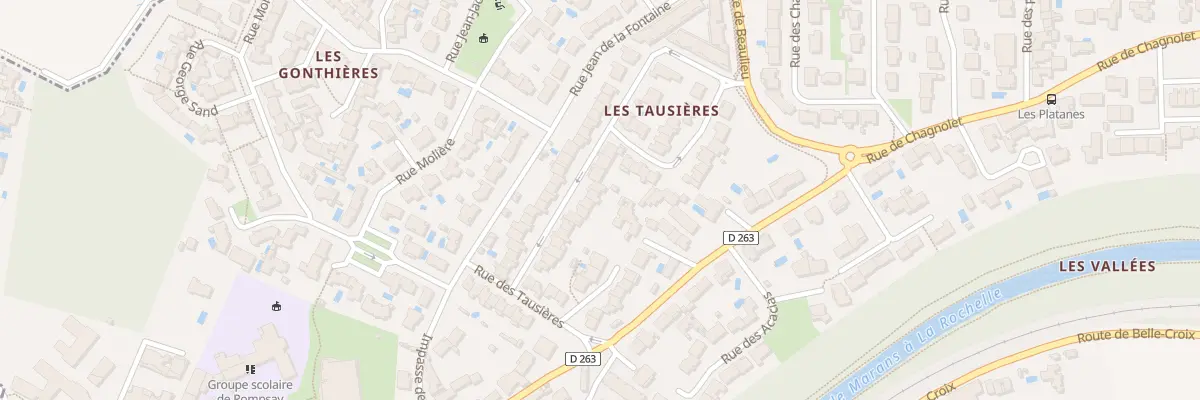 Plan du 48 Rue des Tausieres à Périgny