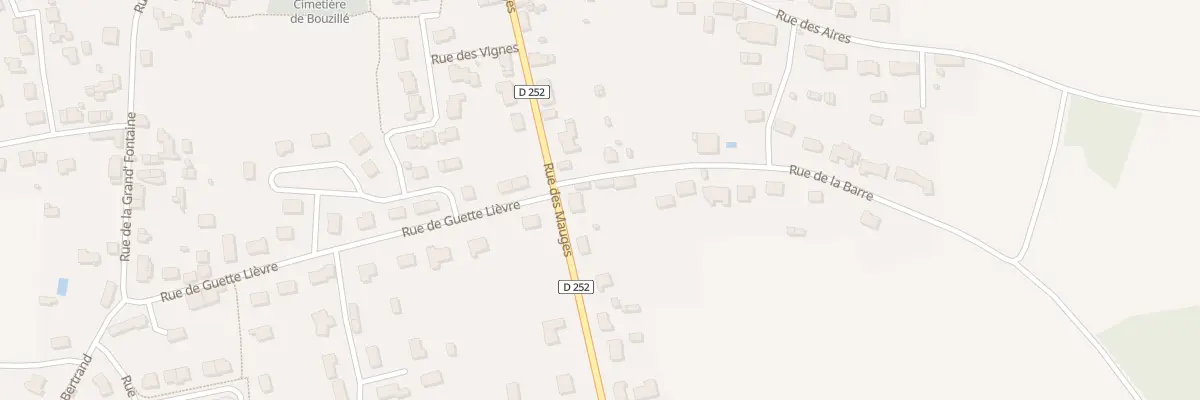 Plan du 2 Rue de la Barre à Orée d’Anjou