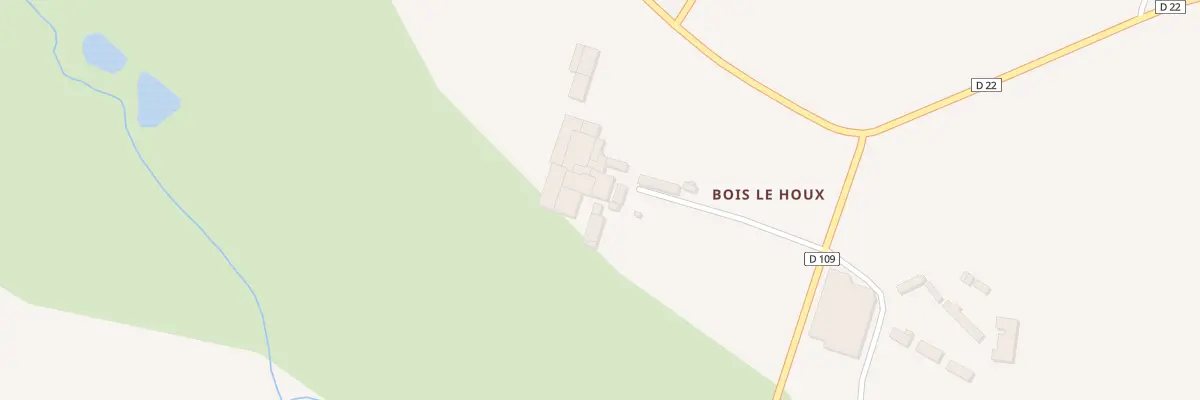 Plan du 1375 Le Bois le Houx à Luitré-Dompierre
