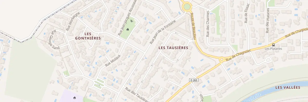 Plan du 51 Rue des Tausieres à Périgny