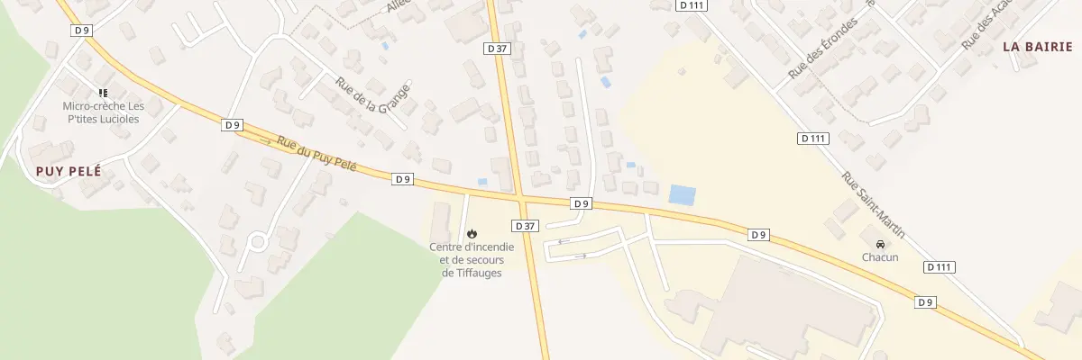 Plan du 31 Rue du puy pele à Tiffauges