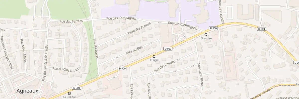 Plan du 16 All du Bois à Agneaux