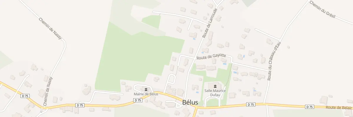 Plan du 20 Imp François Baco à Bélus