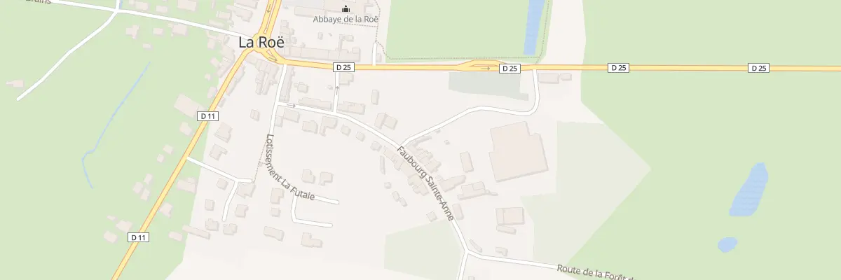 Plan du 9 Fg Sainte-anne à La Roë