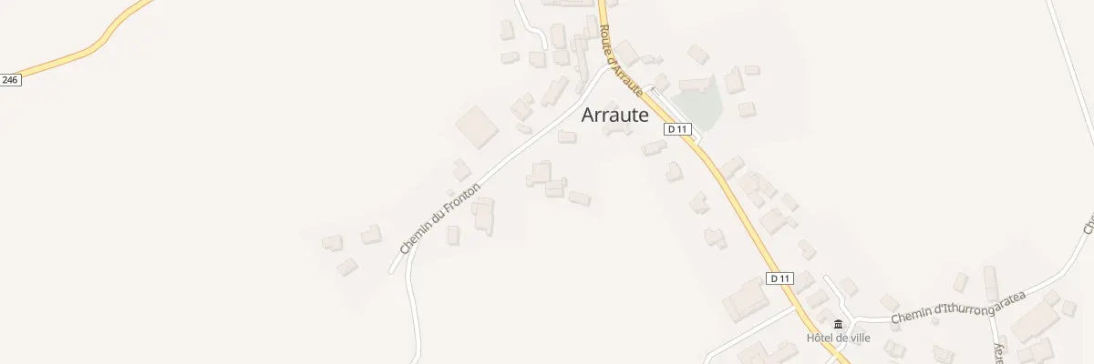 Plan du 101 Che du Fronton à Arraute-Charritte