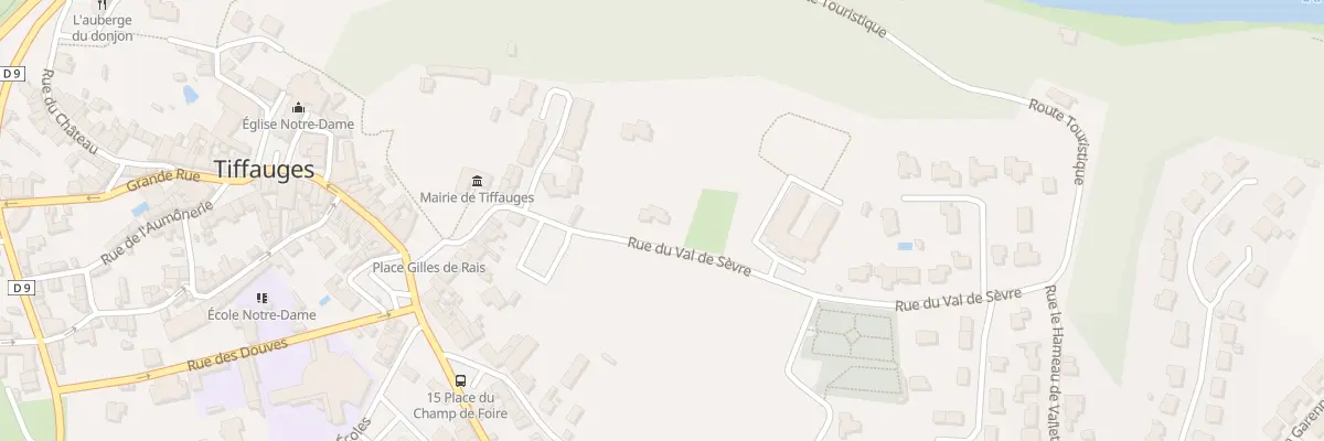 Plan du 4 Rue du val de sevre à Tiffauges