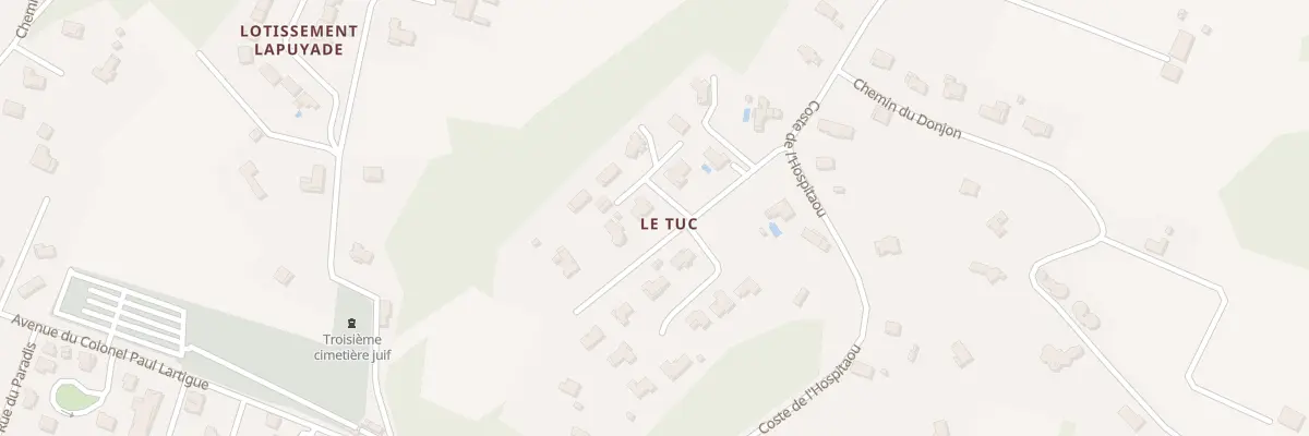 Plan du 110 Che du Tuc à Peyrehorade