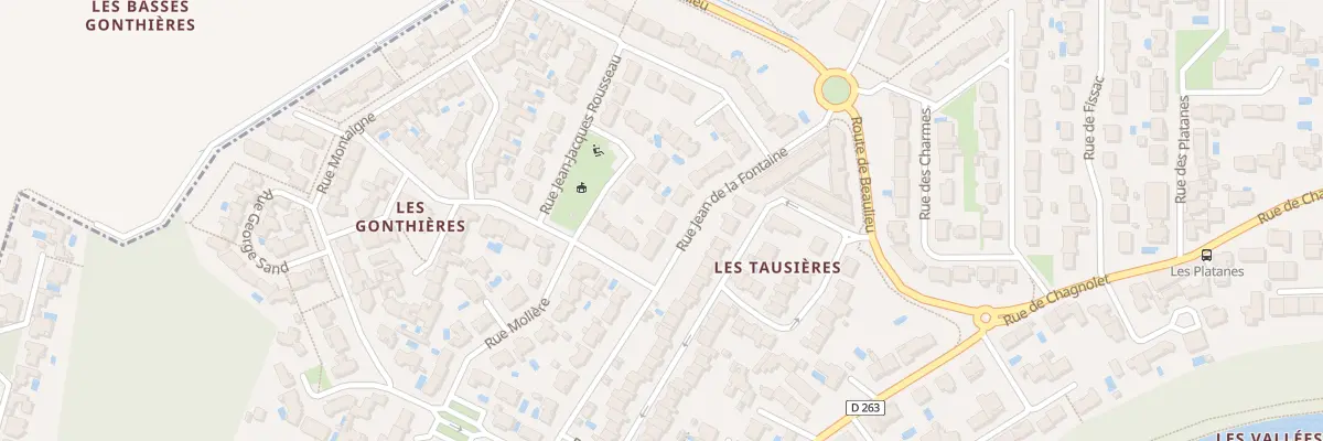 Plan du 21 Rue Jean de la Fontaine à Périgny